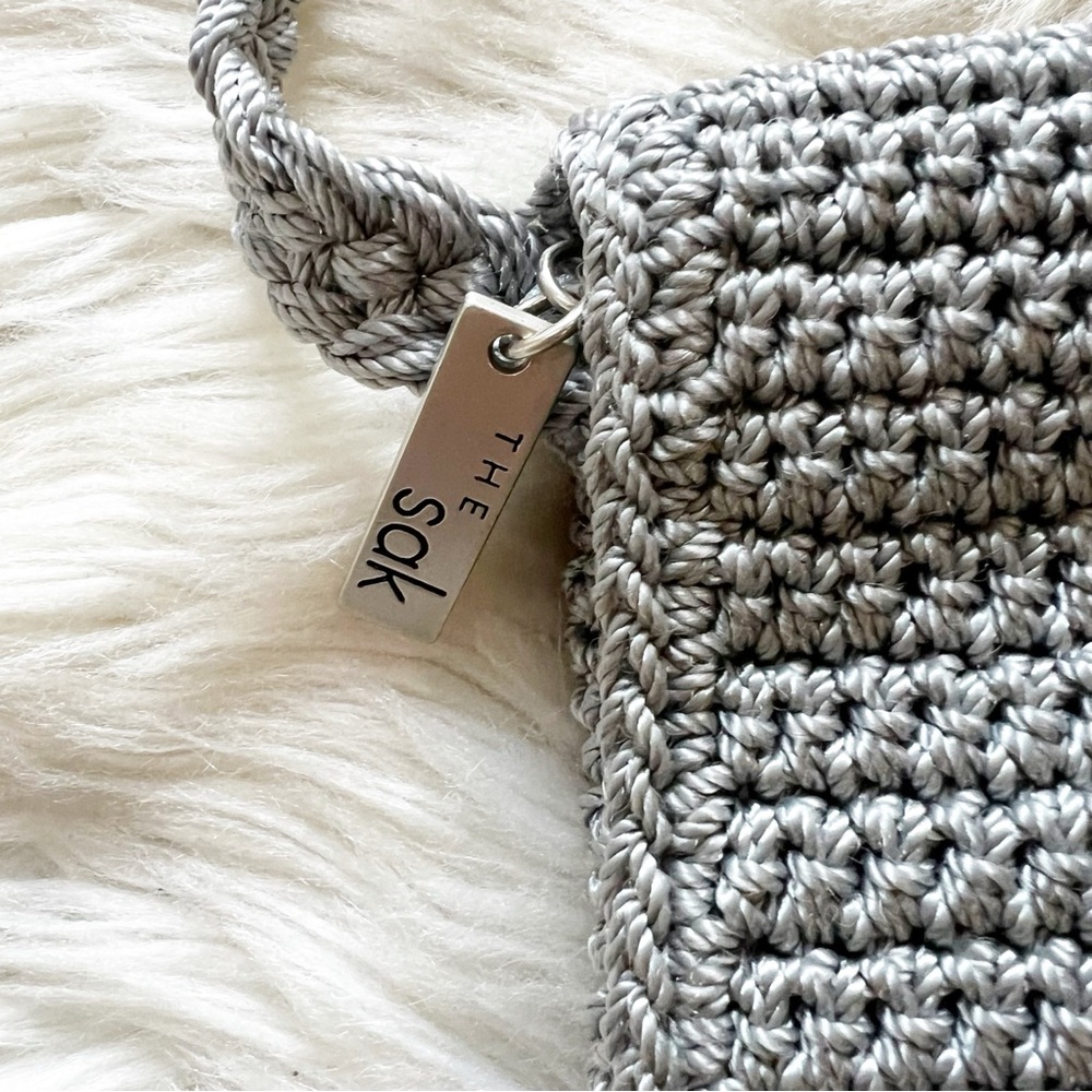 The Sak Gray Crochet Crossbody Bag - Picture 4 of 6